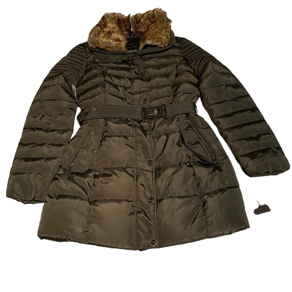 Nanette Lepore Jackets & Blazers - nwt Nanette Lepore winter coat xs long with faux fur detachable collar